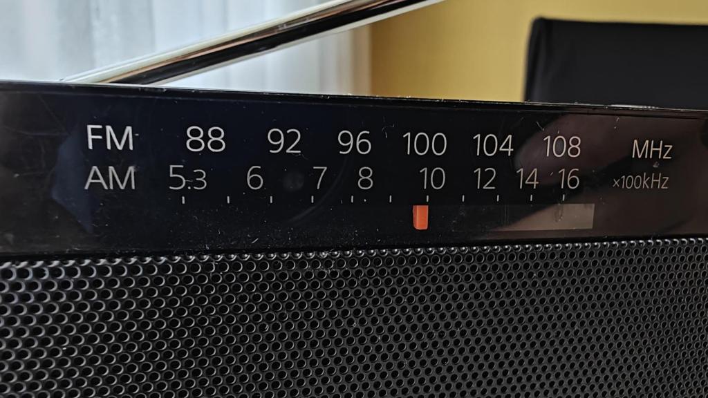 El transistor de Rubén en plano detalle.