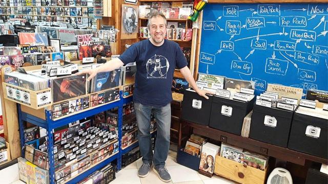 José Miguel en Disconautas, escenario de Memento Mori