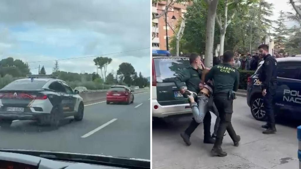 Imágenes de la detención.