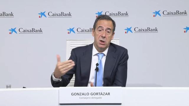 Gonzalo Gortázar en la presentación de resultados del primer trimestre de 2025. EP