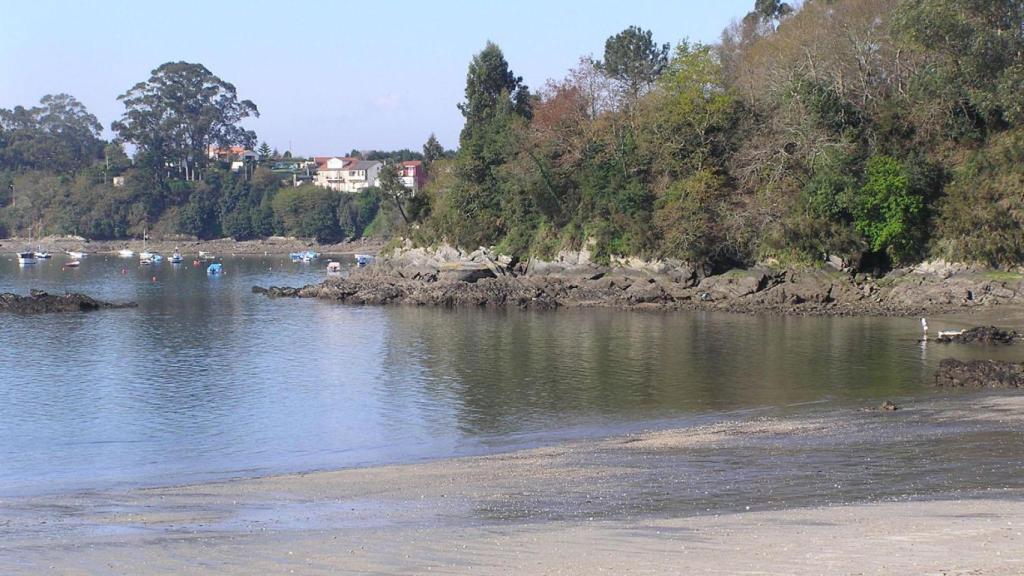 Playa Río Sandeo en Fene