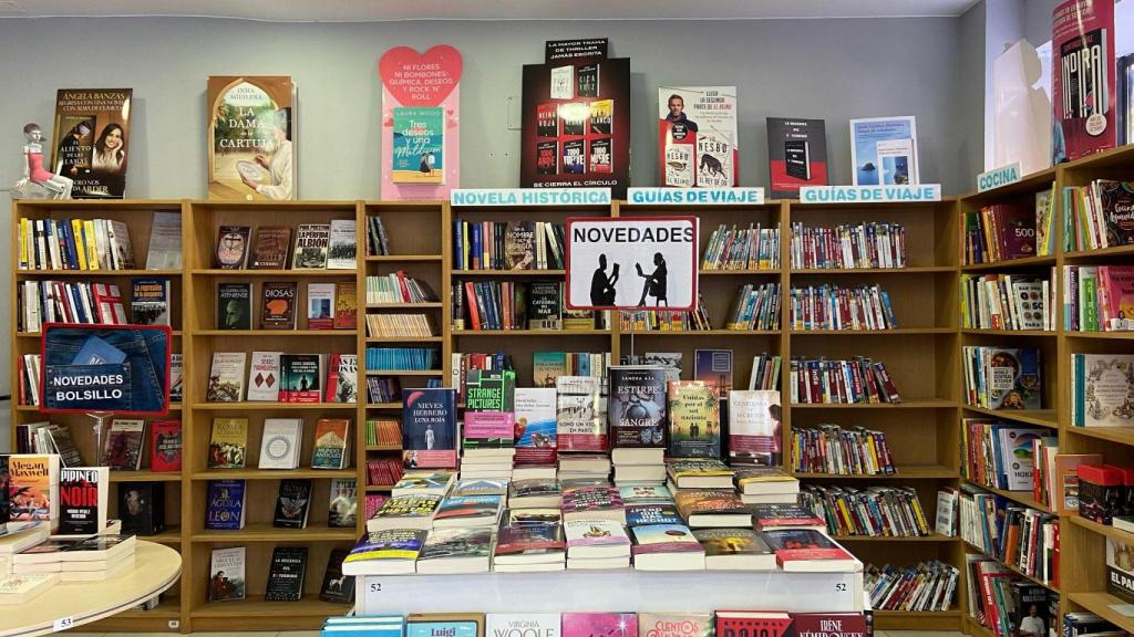 Así se encuentra la Librería Central en su último día.