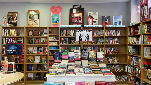 Así se encuentra la Librería Central en su último día.