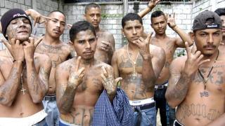 Pandilleros salvadoreños en imagen de archivo.