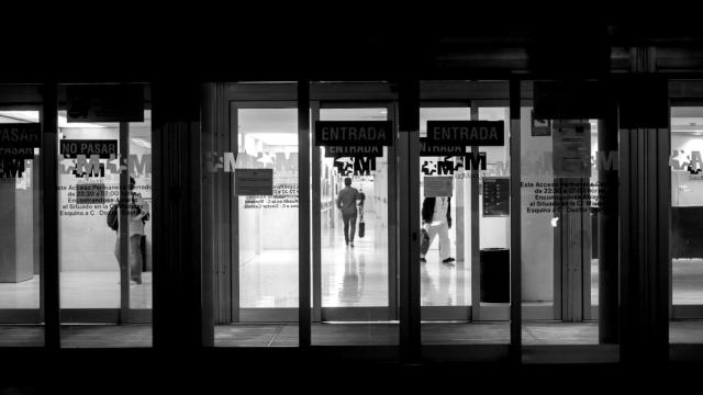 Un hospital tras el apagón eléctrico.