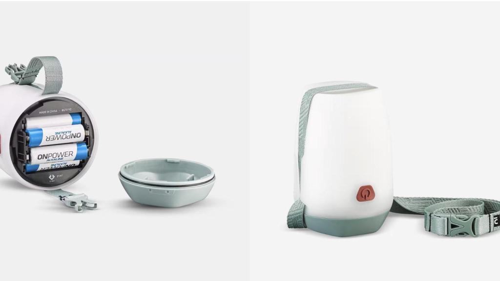 Lámpara de camping.