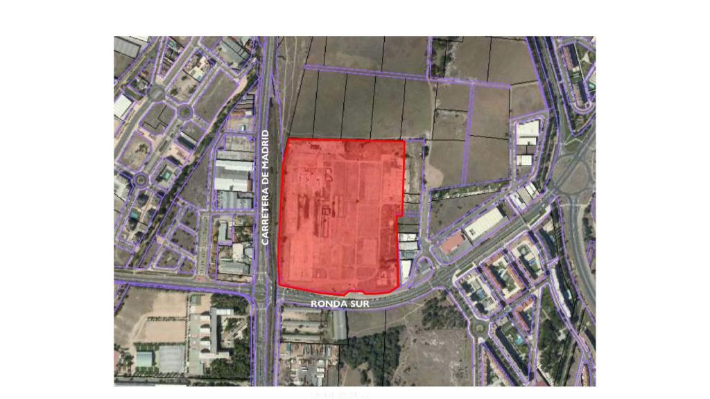 Plano del suelo que sale a subasta