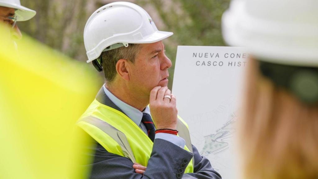 Emiliano García-Page, este miércoles en Cuenca.