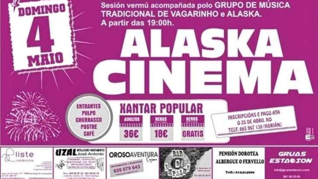 Cartel de las fiestas de Santa Lucía de Lavacolla.