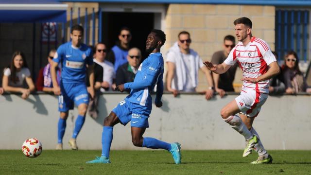 Ben Hamed en un partido con el Amorebieta.