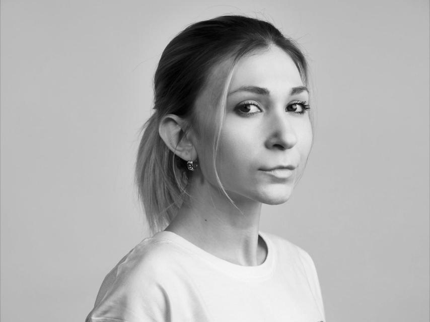 Victoria Roshchina, periodista que trabajó en el Donbás.