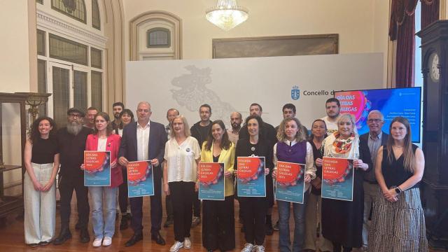 Presentación de la programación de las Letras Galegas 2025 en A Coruña.