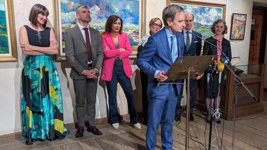 Miguel Ángel Mellado, durante la gala.