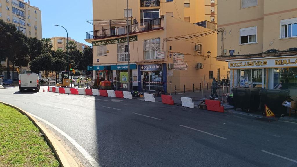 Zona de la glorieta de Las Chapas.