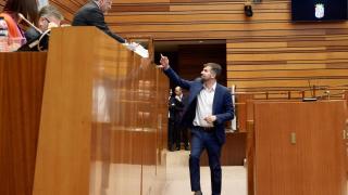 Luis Tudanca emite su voto para la designación como senador