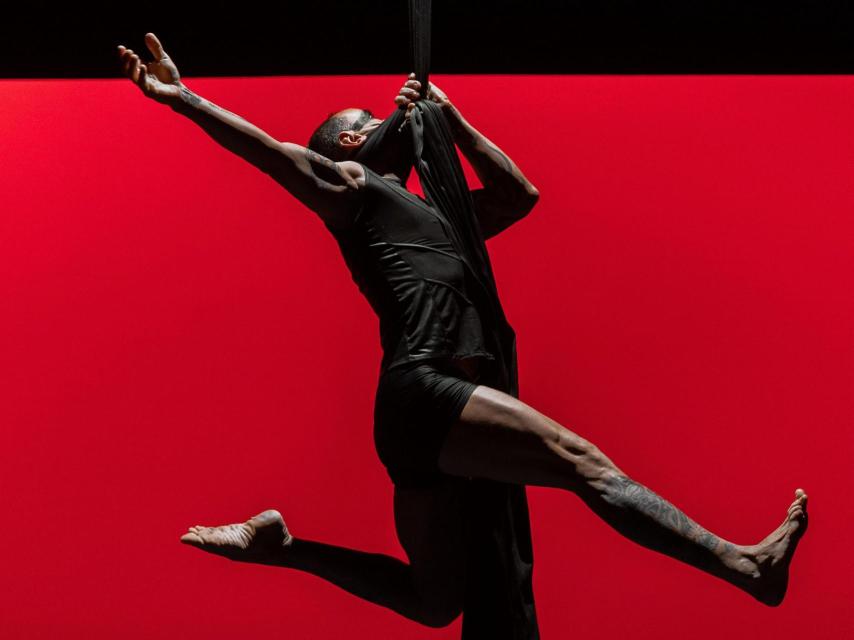 Jesús durante un show.