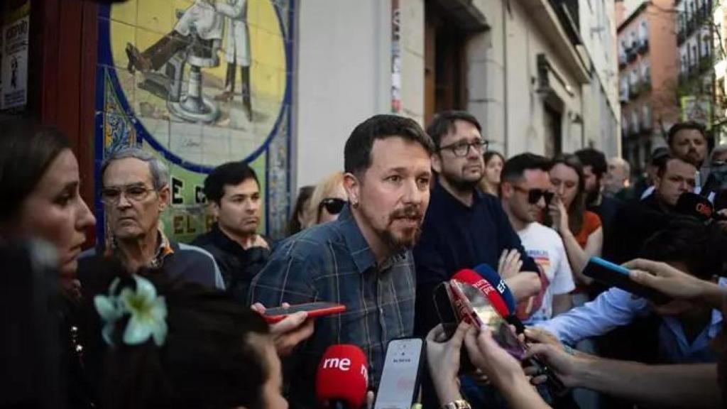 Pablo Iglesias en la Taberna Garibaldi, en una imagen de archivo.