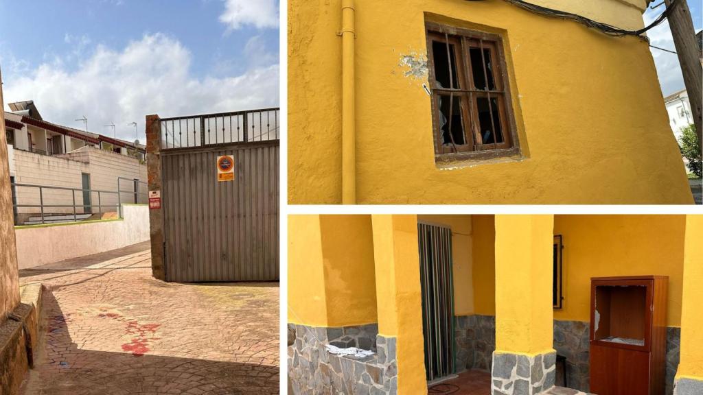 Imágenes del lugar de los hechos.