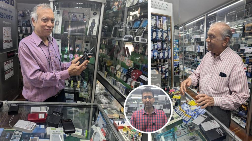 Un montaje con imágenes de la tienda.