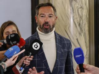 El edil de Vox Juanma Badenas, en el Ayuntamiento de Valencia. Rober Solsona / Europa Press