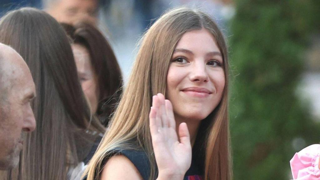 La infanta, durante el concierto previo a los Premios Princesa de Asturias en 2024.