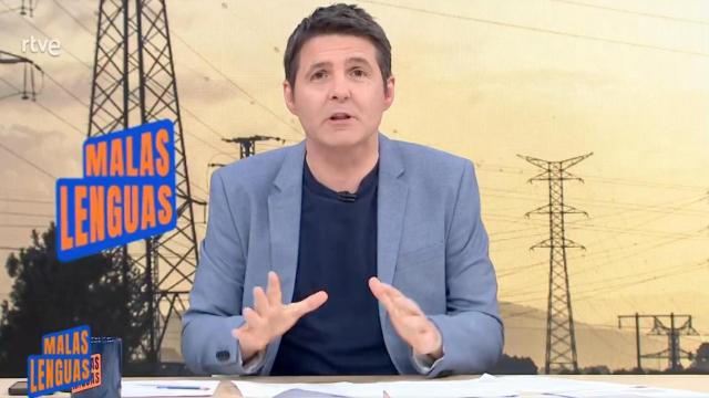 Jesús Cintora en una emisión reciente de 'Malas lenguas', en La 2.