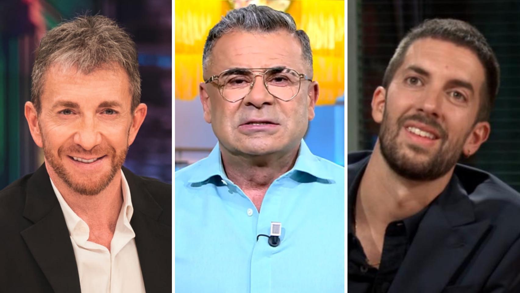 Pablo Motos, Jorge Javier Vázquez y David Broncano.