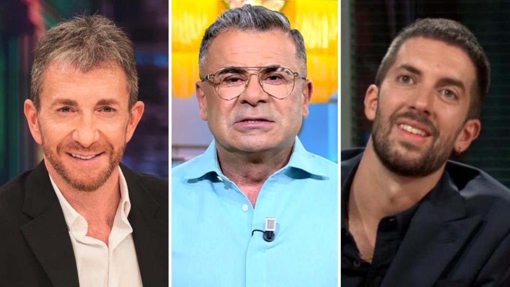 Pablo Motos, Jorge Javier Vázquez y David Broncano.