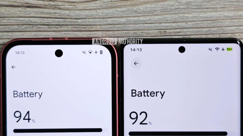 Iconos de sistema de Android 15 (izq) y los nuevos (der)