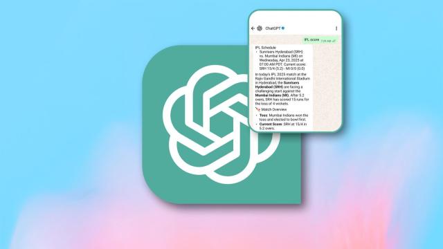 Fotomontaje inspirado de ChatGPT en WhatsApp