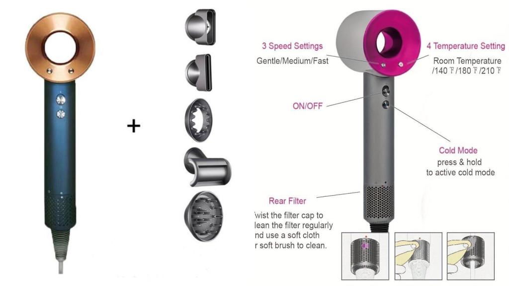 El secador de pelo profesional 'super Hair Dryer' de Carrefour.