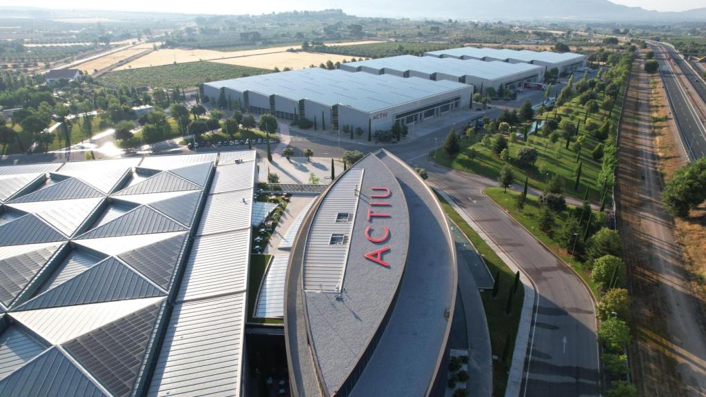 Panorámica de las instalaciones de Actiu en Castalla, Alicante.