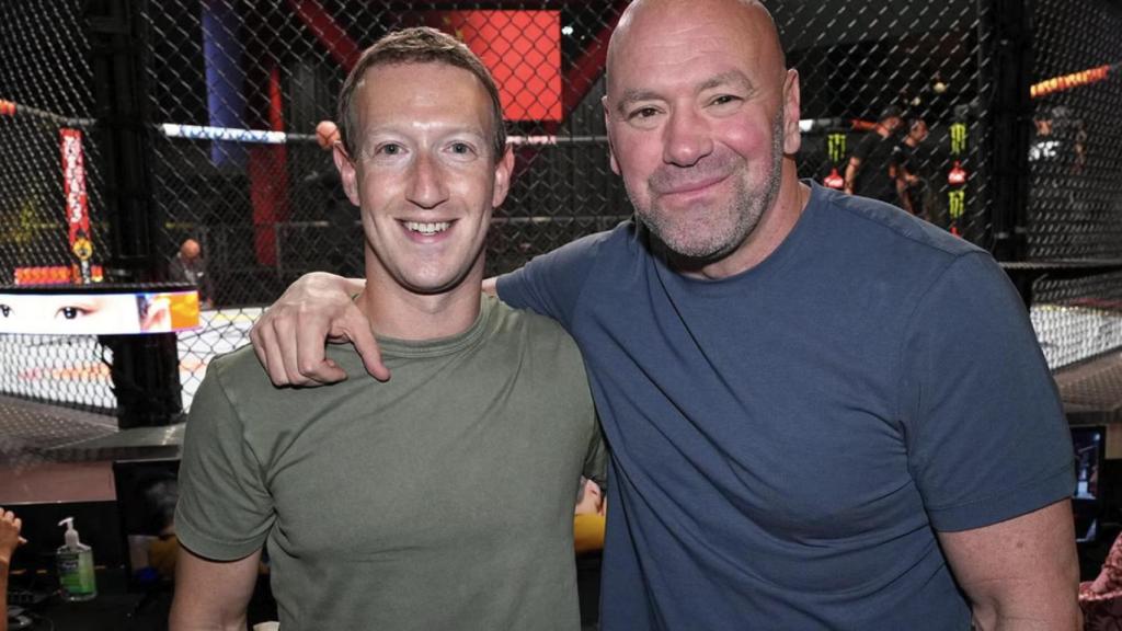 Mark Zuckerberg y Dana White