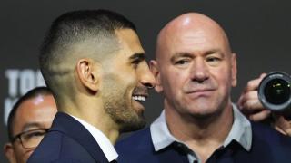 Ilia Topuria y Dana White, presidente de la UFC