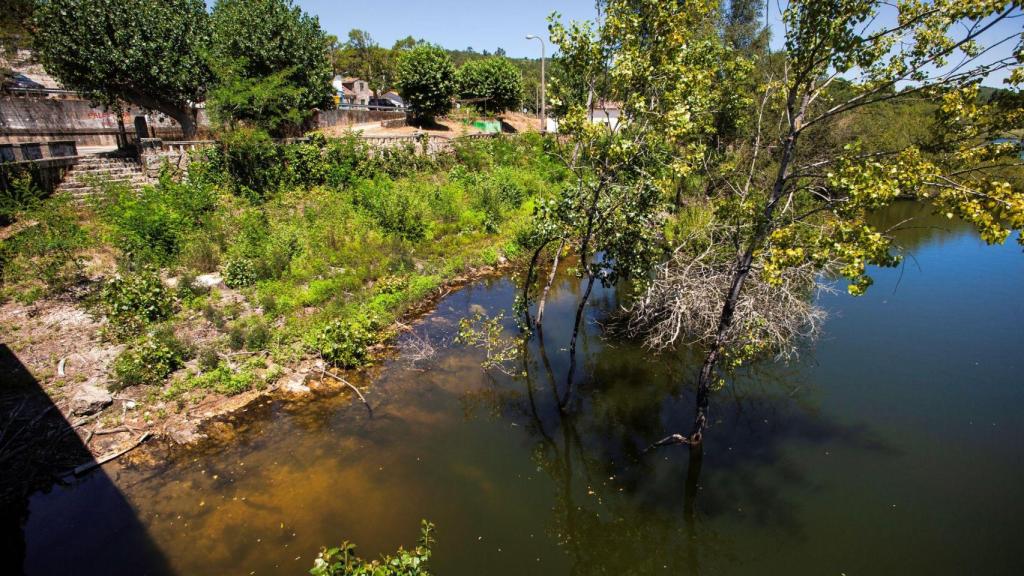 Foto del estado en el que el agua llega a las orillas del municipio.