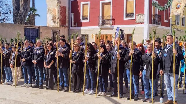Luis Barcala, Ana Poquet y Susana Camarero en el Inicio de la misa por la Santa Faz en Alicante.