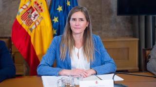 La vicepresidenta y ministra para la Transición Ecológica y el Reto Demográfico, Sara Aagesen, durante la primera reunión del Comité para el análisis de las circunstancias que concurrieron en la crisis de electricidad del 28 de abril de 2025.