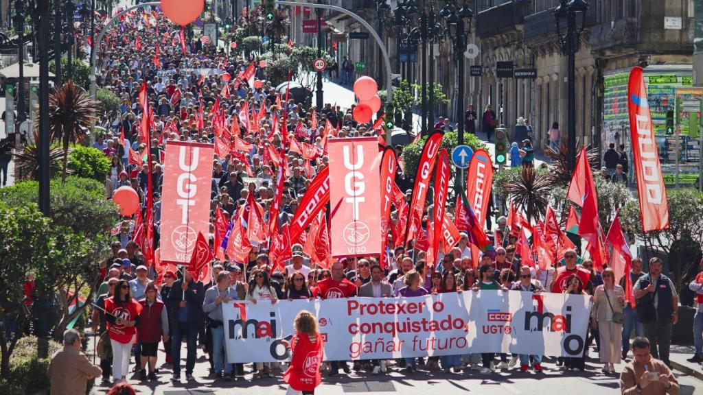 Manifestación del Primero de Mayo de 2025 en Vigo