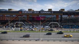 La Terminal C del aeropuerto internacional Sheremetyevo en las afueras de Moscú.