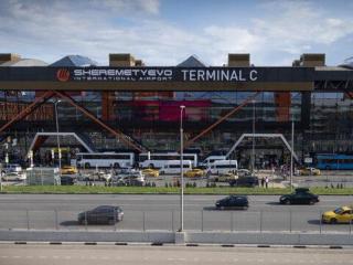 La Terminal C del aeropuerto internacional Sheremetyevo en las afueras de Moscú.