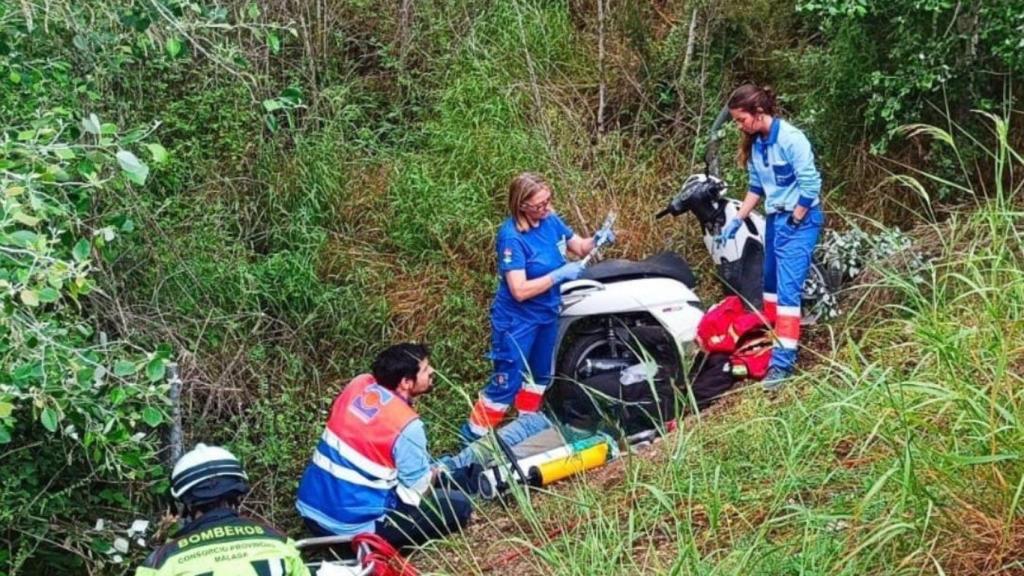 Imagen del accidente.