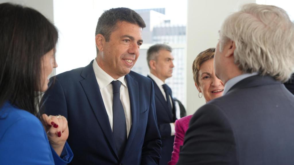 Carlos Mazón en su reunión en Nueva York.