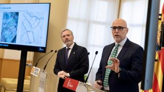 Presentación del proyecto de Samca en la sede del Gobierno de Aragón