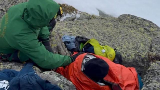 Rescate al senderista estadounidense en la Sierra de Gredos
