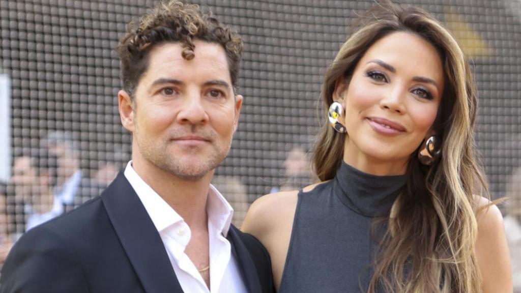 David Bisbal y Rosanna Zanetti el pasado 22 de abril en la presentación del documental de Carlos Alcaraz.