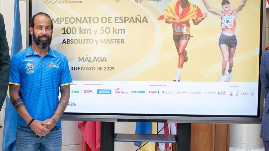 Antonio J. Aguilar durante la presentación del campeonato de España