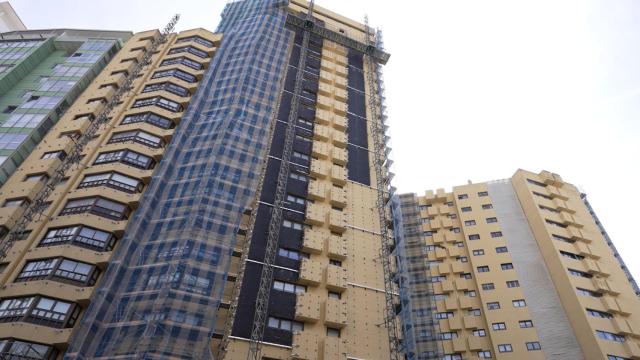 La Torre Efisa, en obras