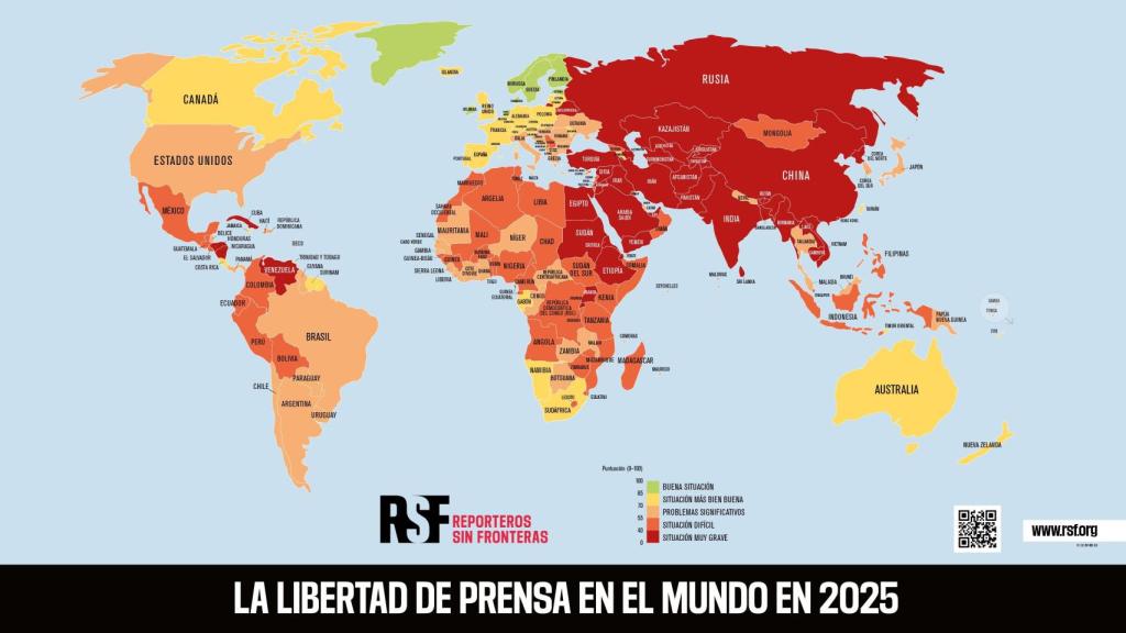 La libertad de prensa en el mundo 2025