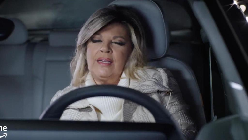 Terelu Campos en el tráiler de la segunda temporada de 'Atasco'.