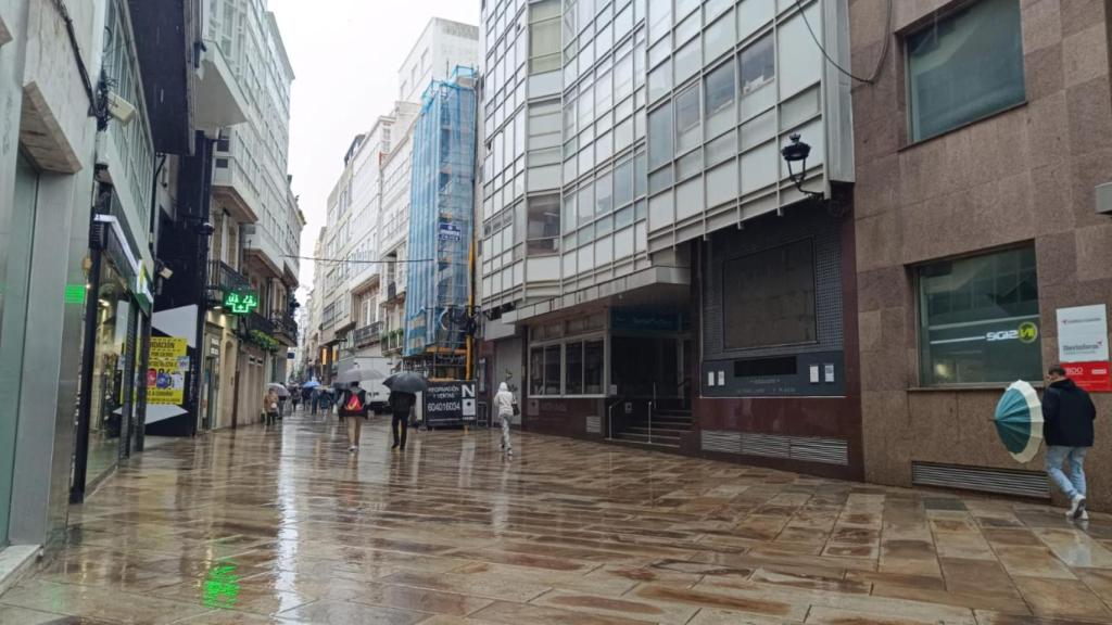 A Coruña amanece con lluvia este viernes 2 de mayo
